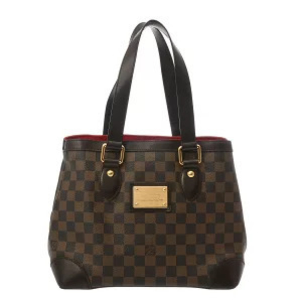 Louis Vuitton Damier Hampstead Ebene Brown Canvas Tote Bag